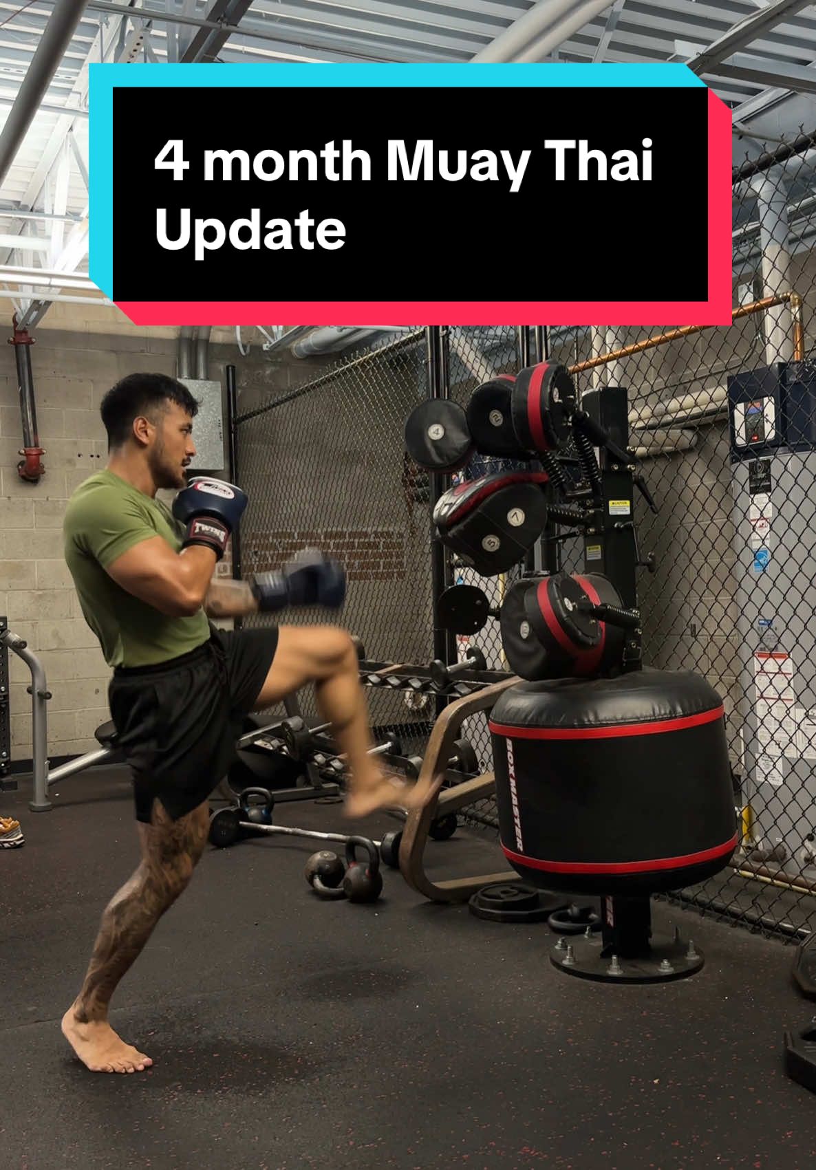 Update 4 months into Muay Thai. First time getting to use one of these and I kinda want one now. Practiced some basic combos off teeps after a pull and arm workout today. A lot to work on but really enjoying the process!