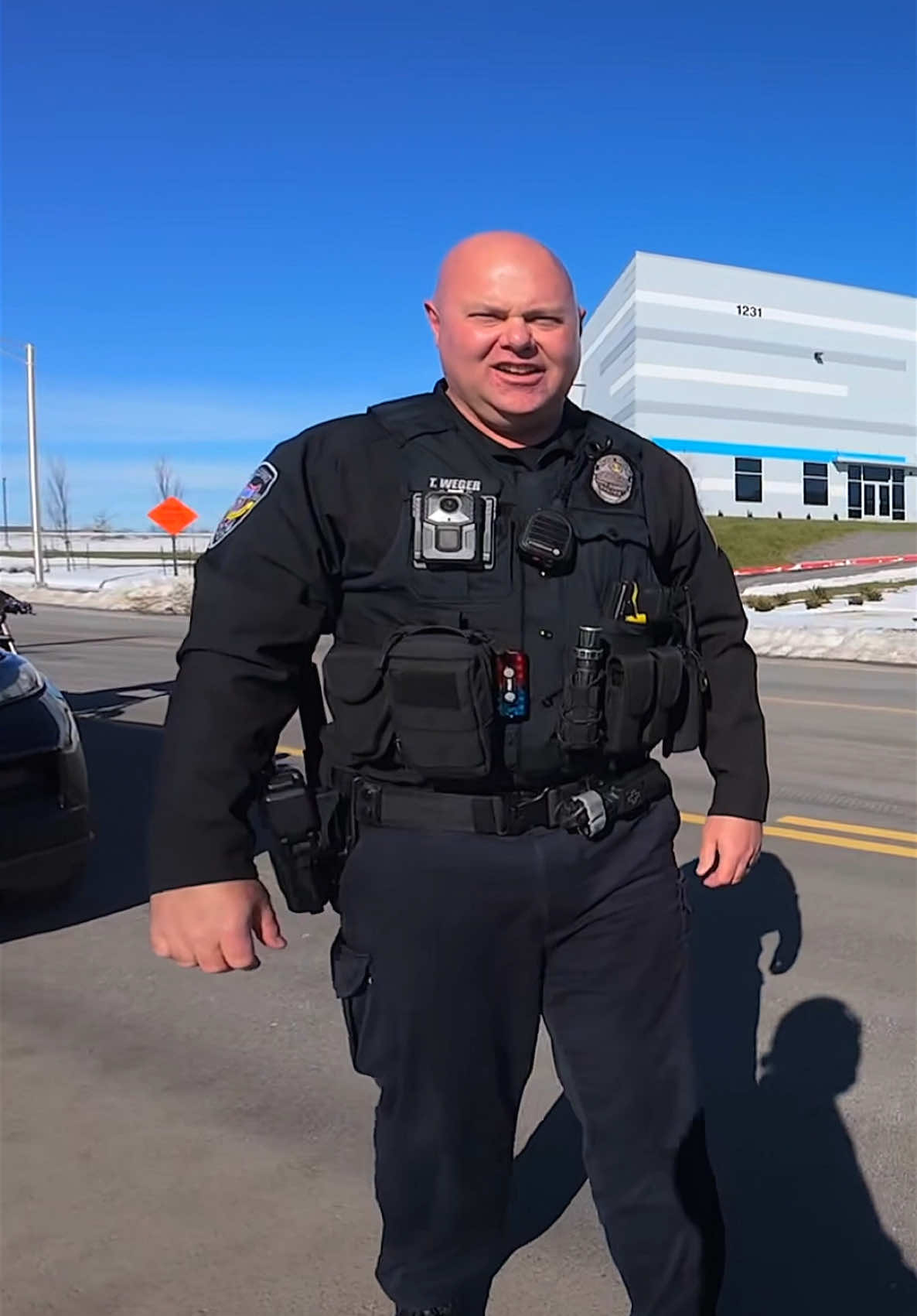 Someone called the cops because he was doing wheelies 🙄 (via @816.thrash) #fyp #bikers #cops #viral