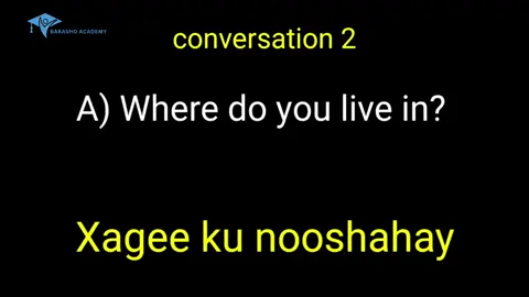 Barashada Luuqada English wadasheekeysi leaen English to somali conversation #somalitiktok #fouryou @Abdifataah Academy⏳️ 
