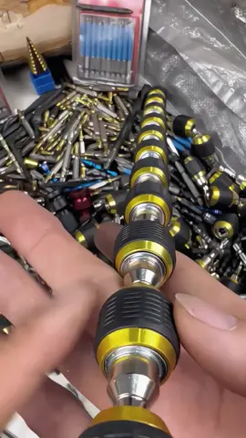 Hexagonal handle large-head pop-out quick-release self-locking connecting rod, electric drill screwdriver, extended quick-change drill bit extension # Automatic quick-change connector # Hardware tools # Tools for sharing good tools # High-performance practical tools # Time-saving and labor-saving # Practical tools#Good #fouryou #fyp #tools 