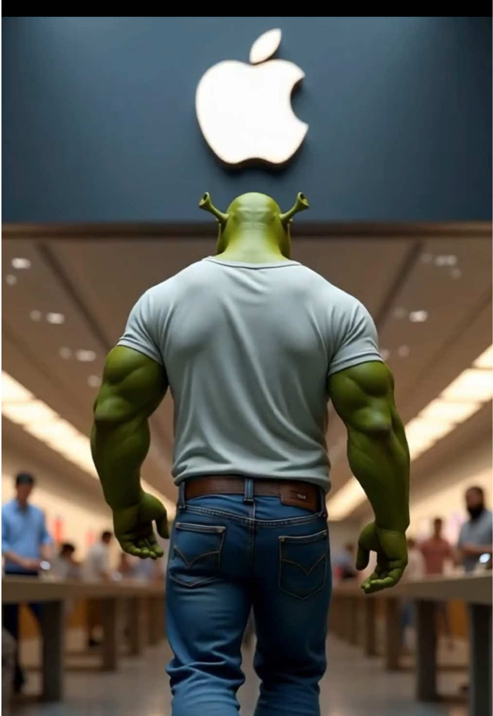 Шрек купил Iphone #shrek #ai #iphone #rek