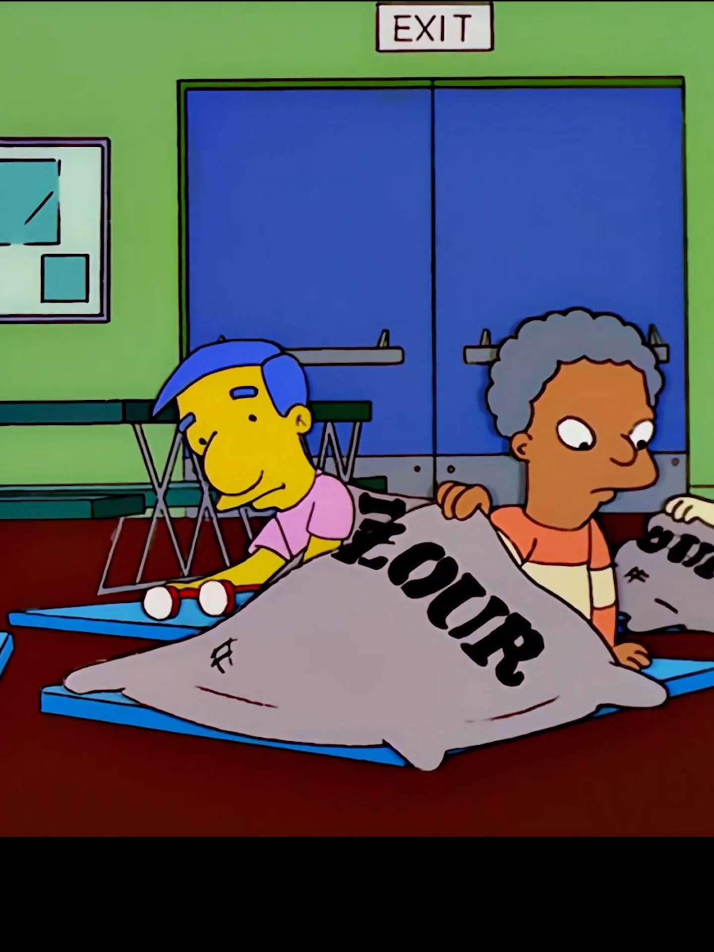 Springfield Town Is Hit by a Rare Blizzard#fyp #fypシ #thesimpsons #cartoon