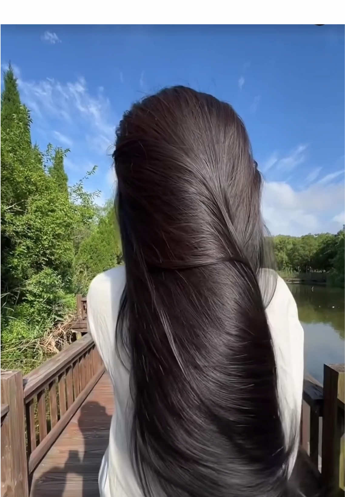 Xin vía tóc đen dày mượt nè 😍😍 #tocdai #xuhuong #tocdep #tocden #vairal 