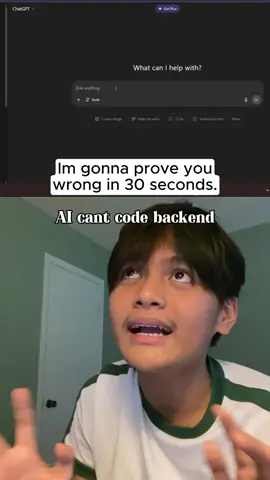 “Ai cant code backend” #coding #chatgpt #softwareengineer #vibecoding #lovable #cs 
