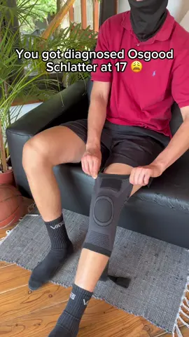 Having osgood schlatter at 17 is really tough #osgoodschlatter #athlete #kneepain #kneesupport #sport #kneeinjury 