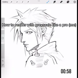I don’t dance, LETS DANCE #ff7 #finalfantasy7 #cloustrife #art #artist #arttok #speedpaint #tutorial 