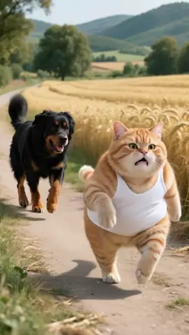 Orange cat’s adventure of the desert #orangecat #cutecat #cat #fypシ #titokviral #orangecatbehavior 