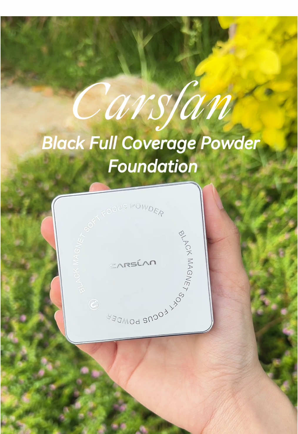 แป้งพัฟที่ควรมีติดกระเป๋า! Carslan Black Full Coverage Powder เนื้อแมตต์ เบาสบาย เบลอผิวเนียนกริบ คุมมันดี ไม่เป็นคราบ ใช้จริง รอดจริง ผิวสวยแบบไม่ต้องง้อแอปเลยค่ะ ✨ ใครผิวมัน หน้าเยิ้มระหว่างวัน ต้องลองตัวนี้! #CarslanCrushBrandDay #CarslanSummerMakeup