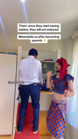 You called, we answered. Meanwhile Marian’s waist is fire 🔥😂 . . . . . . #fyp #viral #marbledaily #wowowochallenge #interracialcouple 