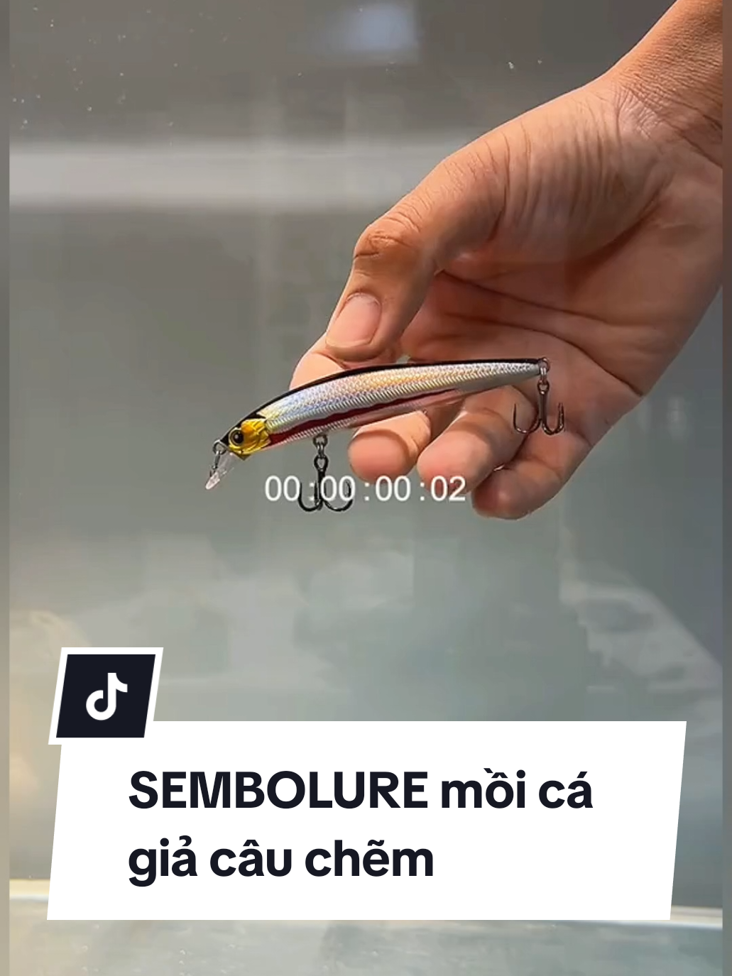 SEMBOLURE mồi cá giả câu chẽm #xuhuong #fishing #fishing #cauca 