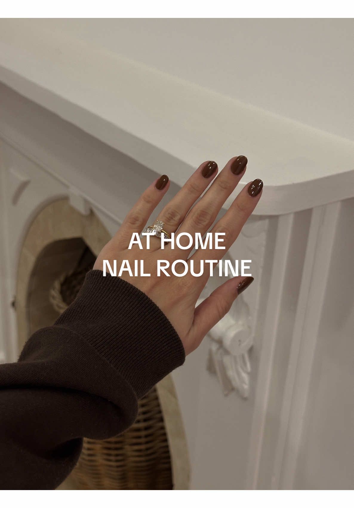 Replying to @caitlynbloxham My go to nail routine at the moment 🤎 I LOVE having my nails done and have tried lots of home kits over the years and used to get mine professionally done every month but during pregnancy I didn’t have time to sit in appointments (plus I’ve saved $$) and my Mum recommended @Dazzle Dry Australia ~ I’m a full paying customer, just wanted to share!!  • not harsh on your nails, no UV lights • easy to remove with normal polish remover  • quick and easy to do (probably 40ish mins)  • lasts well (about 3 weeks - doesn’t chip)  My fave colours are: • fringe (this colour 🤎) • pawn (light cream/nude) • C.E.O (deep red)  #manicure #homemanicure #nails #nailtutorials #nails #nailstyle #homenails #howto #chocolate #dazzledry #fyp 