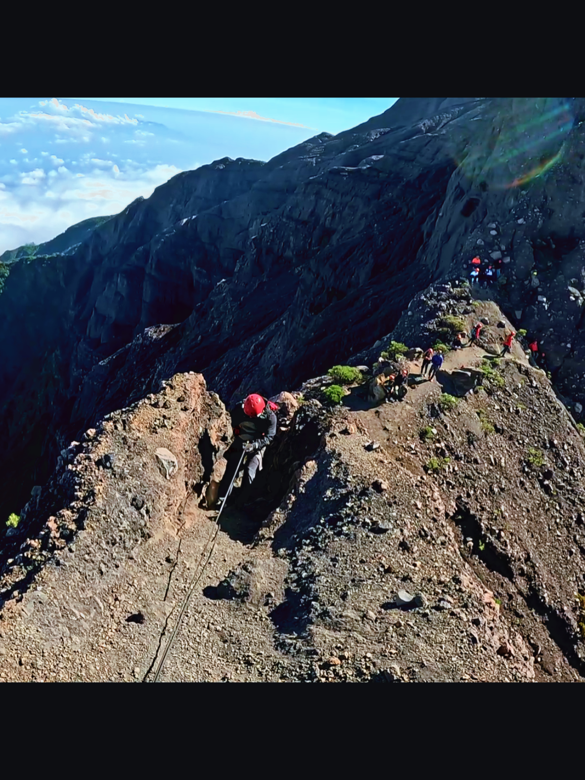 Indonesia's most extreme volcano. #CoachAndyn #ClimbForGood🎗️ #YakinSabarIstiqomah #YSI #Adventure #WhenAndynTravels #Mindset #Leadership #