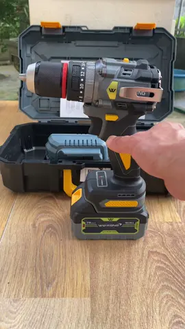 Khoan Wukong 1360 13mm, 21V 3 Chức Năng Có Búa Động Cơ Không Chổi Than Chân Pin Phổ Thông M21 2 Pin 1 Sạc Kèm Hộp Đựng#thinhhanh #xuhuong #dienmaydandung24h 