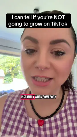 How I can tell instantly if someone is going to grow on TikTok. 