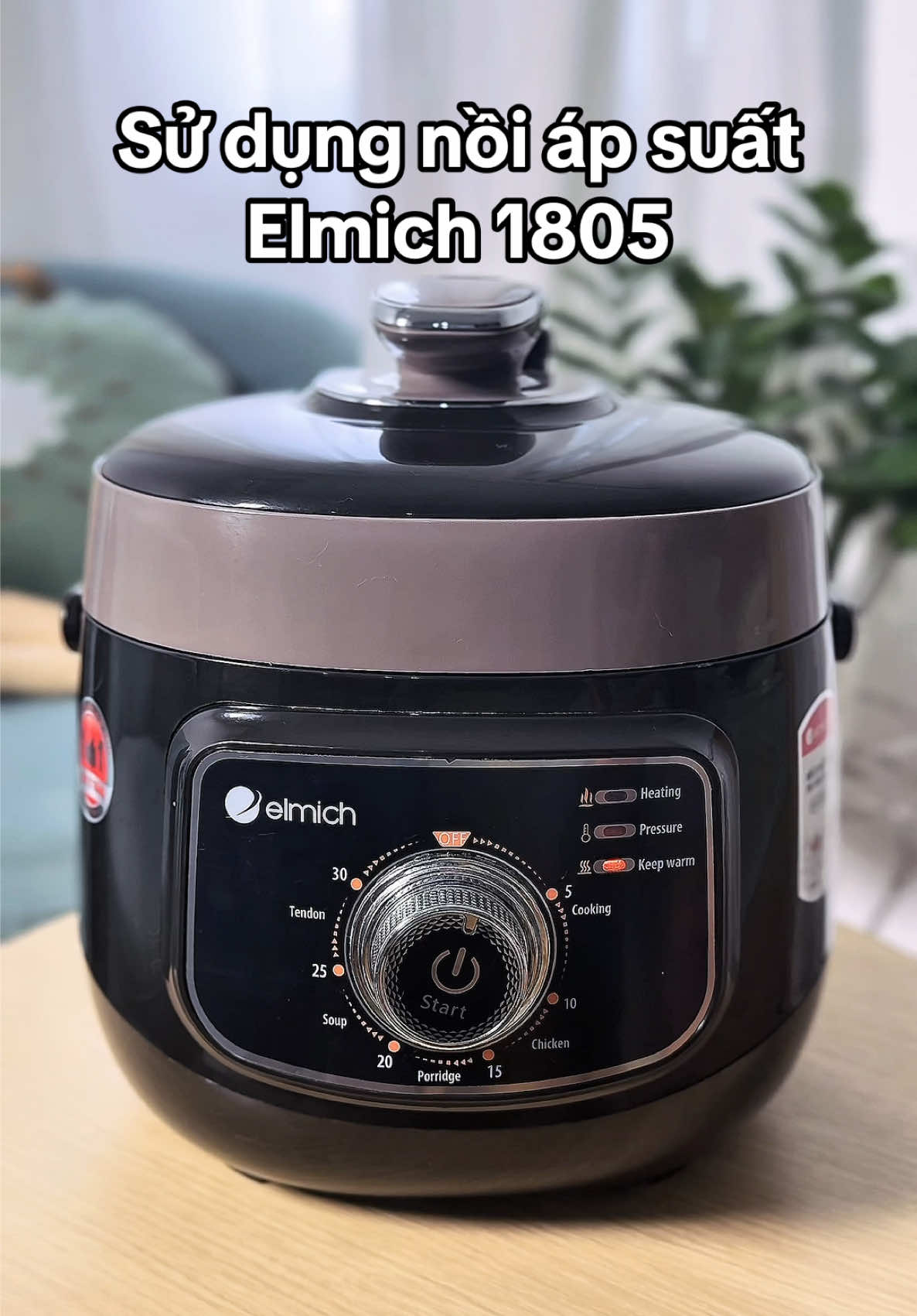 Sử dụng quá dễ với nồi áp suất Elmich 2,5L #noiapsuat #noiapsuatdanang #noiapsuatdien #elmich 