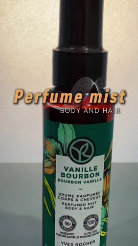 *Refreshes and hydrates both skin and hair * Calming Lavender and fruity Blackberry scent * Leaves skin soft and hair with a light, natural shine * Light, non-greasy formula perfect for daily use * Suitable for all skin and hair types #fyp #vanillabourbonperfume #vanillabourbon #bodymist #mist #perfume #yvesrocher 