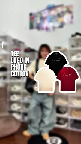 Một chiếc tee đơn giản với điểm nhấn logo in phồng , chất liệu cotton mặc rất mềm và thoải mái ạ #xuhuong #xuhuongtiktokk #aothun 