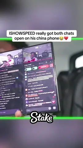 ISHOWSPEED really got both chats open on his china phone😭💔 #Speed #ishowspeed #europe #speedclips #ishowspeedclips #kaicenat #irl #europetour #ishowspeedeuropetour - speed or ishowspeed irl stream in europe tour - ishowspeed in croatia #🇭🇷 #croatia 
