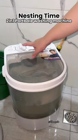 2in1 Portable washing machine❗️#miniwashingmachine #astron #washingmachine #fyp 