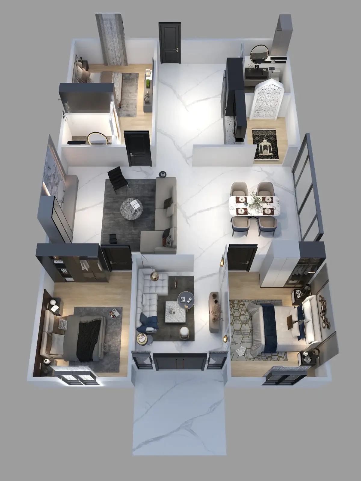 denah rumah minimalis 1 lantai dengan ukuran 9 x 14 dengan 3 kamar tidur ruang tamu ruang keluarga dapur dan 2 kamar mandi dengan 1 kamar mandi dalam  #denah #denahrumah #denahrumahminimalis #denahrumahmodern #rumah #rumahminimalis #desainrumah #desainrumahminimalis #desainrumah1lantai #desainrumahmodern 