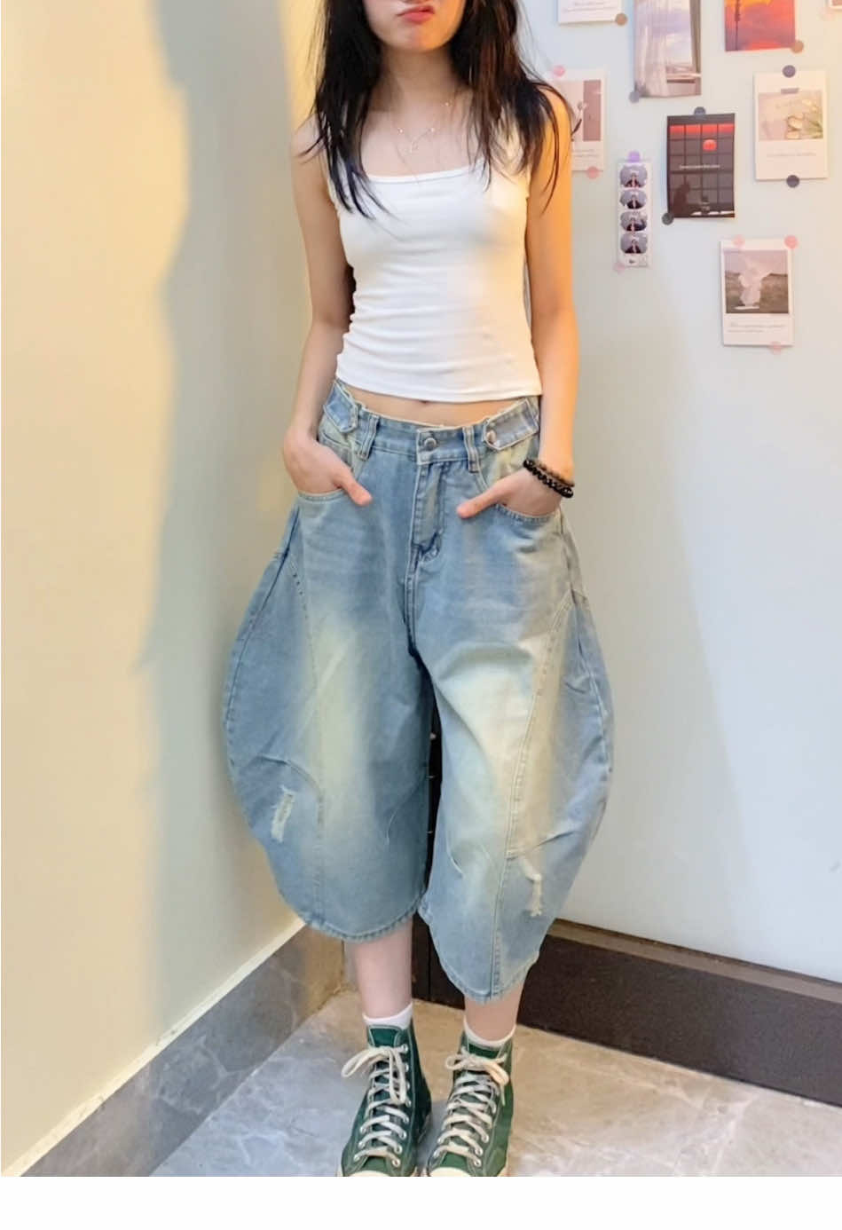 các bác đã có item này cho mùa hè chưaa 💁‍♀️ #shortjeans #jeans #pants #outfitstyle #summeroutfit 