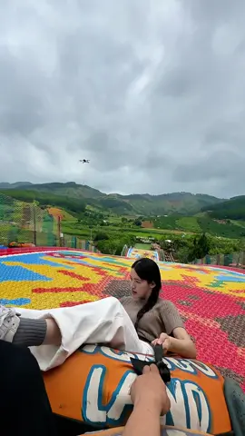 Trượt phao chill quá cả nhà ơi #mongoland #dalat #trochoi #truotphao #trochoidalat #dulichdalat 