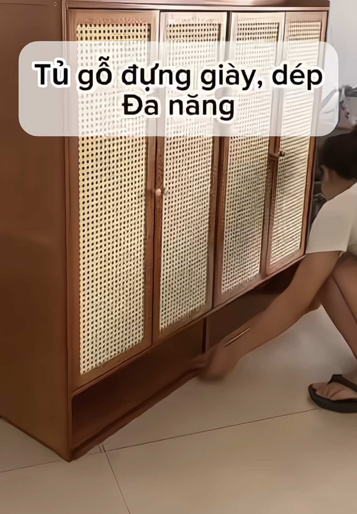 Tủ gỗ đựng giày dép #shopgiadungtmti #dogiadungtienich #master2023bytiktok #xuhuongtiktok 