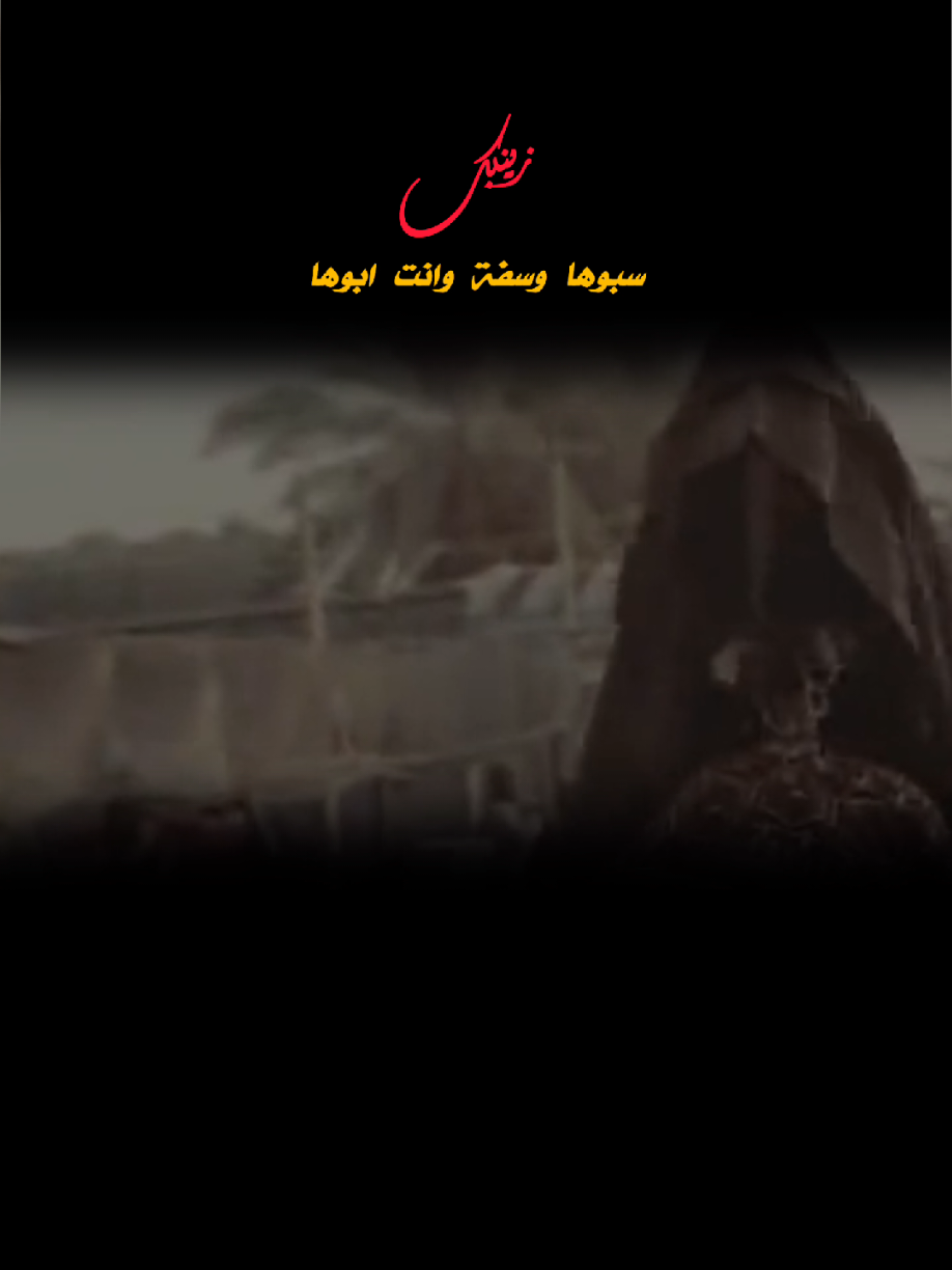 زينبك سبوها وسفة وانت ابوها #السيدة_زينب #ياباعبدالله_الحسين🥺💔 #fypシ #محرم #foryou #عاشوراء #ياباالفضل_العباس❤😥 