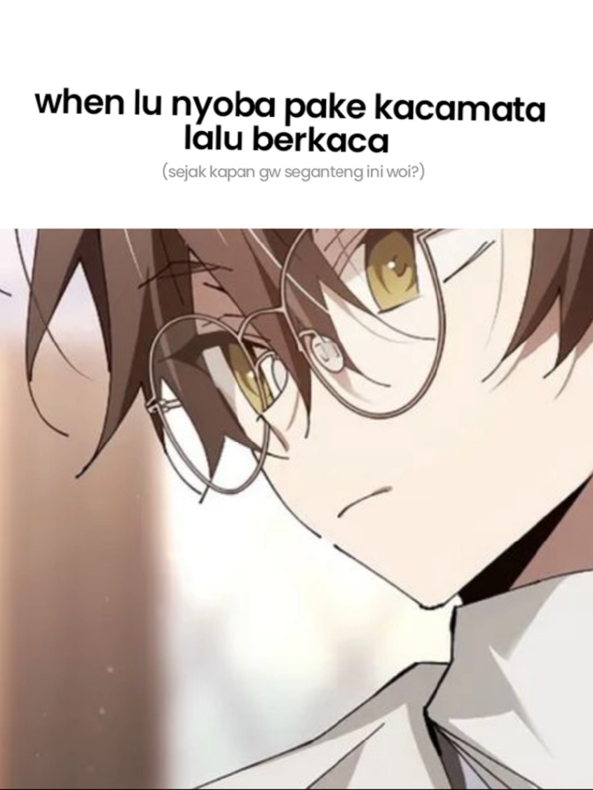 SEJAK KAPAN GW SEGANTENG INI WOI  #affiliatemarketing #boywithglasses #glasses #manhwa #thegeniusblinkerofthemagicacademy #baekyuseol #suki 