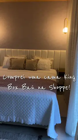 Comprei uma Cama king box baú na Shoppe! E amei! Fica no vídeo pra conhecer mais!  Link da cama ⬇️ . https://s.shopee.com.br/1g7RFfh15y . . #camaking #camabau #camaboxbau #camaboxbauking #camabox #camakingsize #shoppe #comprinhas #cupomshopee 