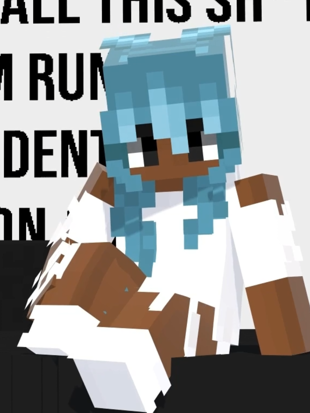 I animate armaniwestt.. but Minecraft #pianotiles #armaniwest #pianotileschallenge #minecraftanimetion