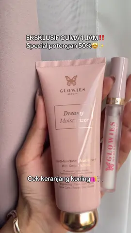 Sampe jam 7 ajaa!  #glowiesbeauty #moisturizerglowiesbeauty #serumalisdanbulumataglowies #dreamymoisturizer