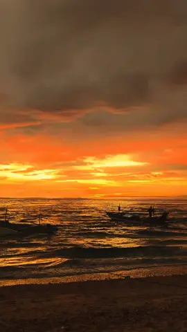 VIEW DI DEPAN PENGINAPAN SORE INI#penginapanpantailagunasamudra #lagunasamudrakaur 