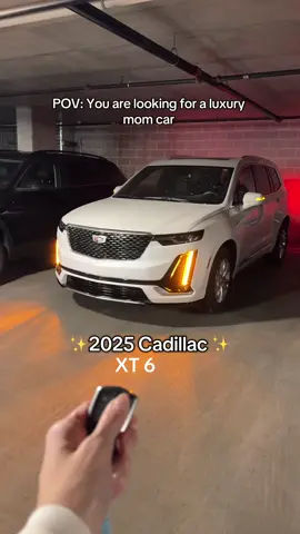 My car was in the shop, and I got to drive the brand new 2025 Cadillac XT6. New car smell and everything 😍 so thought I’d share it with y’all. Let me just tell you… I loved how smooth and quite the ride was. The panoramic sunroof and the soft leather seats were my favorite.  It has third row seating for all the little kids if that’s something you’re looking for.  The Bose speaker system was awesome with multiple charging ports in the back for electronics. If I had little kids I would definitely consider the XT6. The sticker price wasn’t a total shocker either.  #cadillac #cadillacxt6 #carreview #suvsoftiktok #momcar #fyp 