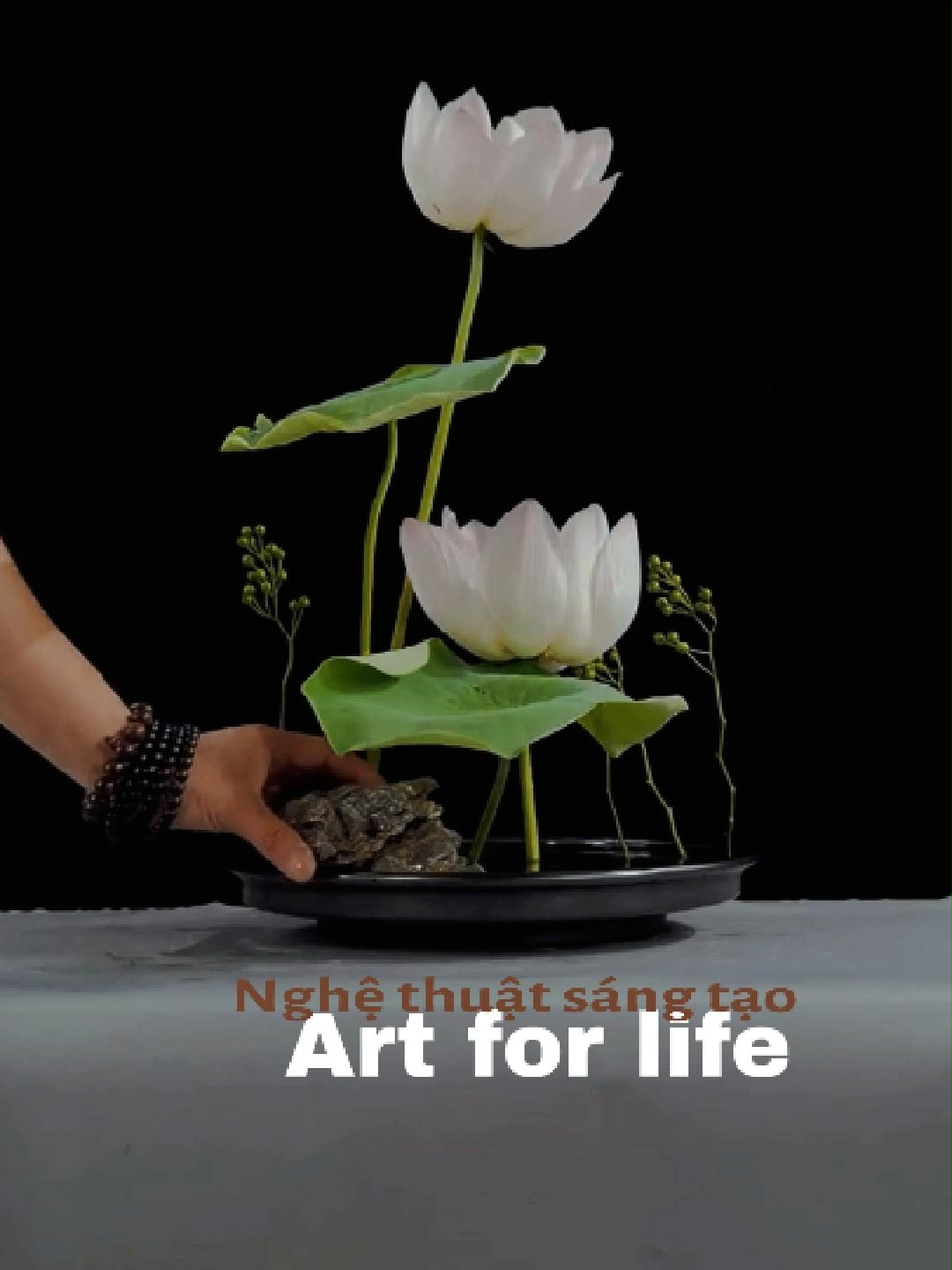 Muôn hình vạn trạng trong cách cắm sen Cre: 望月插花艺术培训 #camhoanghethuat #decor #loisong #nghệthuậtsángtạo #cắmhoagiađình #binhgom #khonggiansong #trangtrinhacua #phongcachsong #camhoaphuongdong #camhoatrungquoc