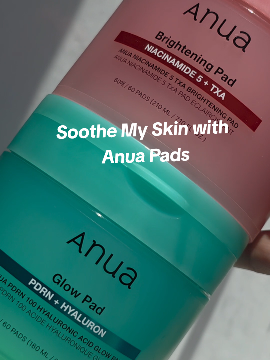 say hello to @anua_global New Pads - Anua PDRN 100 Hyaluronic Acid Glow Pads for glow - Anua Niacinamide 5 TXA Brightening Pads for brightening  - Anua Azelaic 10 Hyaluron Redness Soothing Pads for calming Redness #anua #anuapads #anuatonerpads #anuaazpad #skincare #skintok #skincareroutine #cleangirl #grwmskincare #gurwmskincare #ulta #sephora #azelaicacid #anuaazelaic #azelaicacidserum 