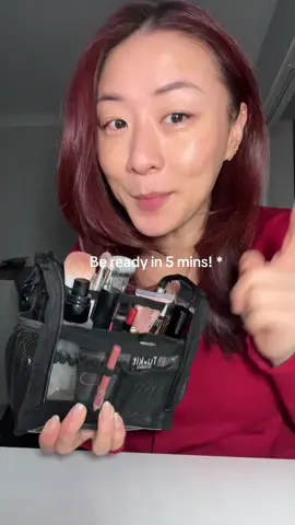 Day to night makeup in 5 💃 #makeupbag #makeuplook #daytonight