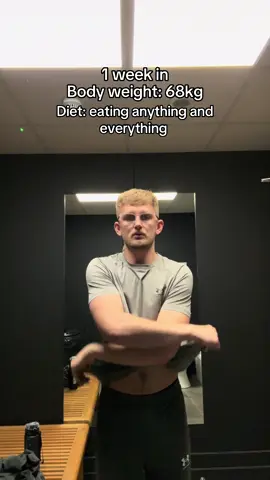 Gym transformation. 1 week in 🏋🏻 #GymTok #gymrat #progress #hardwork #thisisme #fyp 