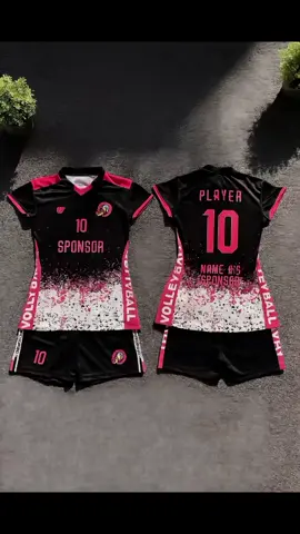 Jersey Custom Voli Black Pink  #jersey #voli #fashion #fyp #foryou 