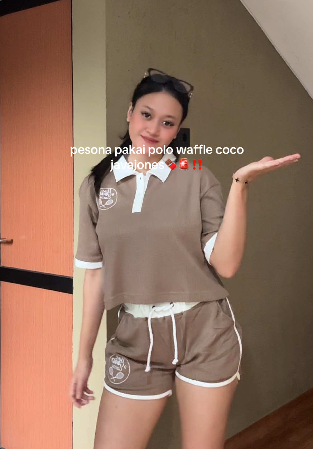 samaan outfit sama mimin yuk!😍🍫 #fyp #fypシ 