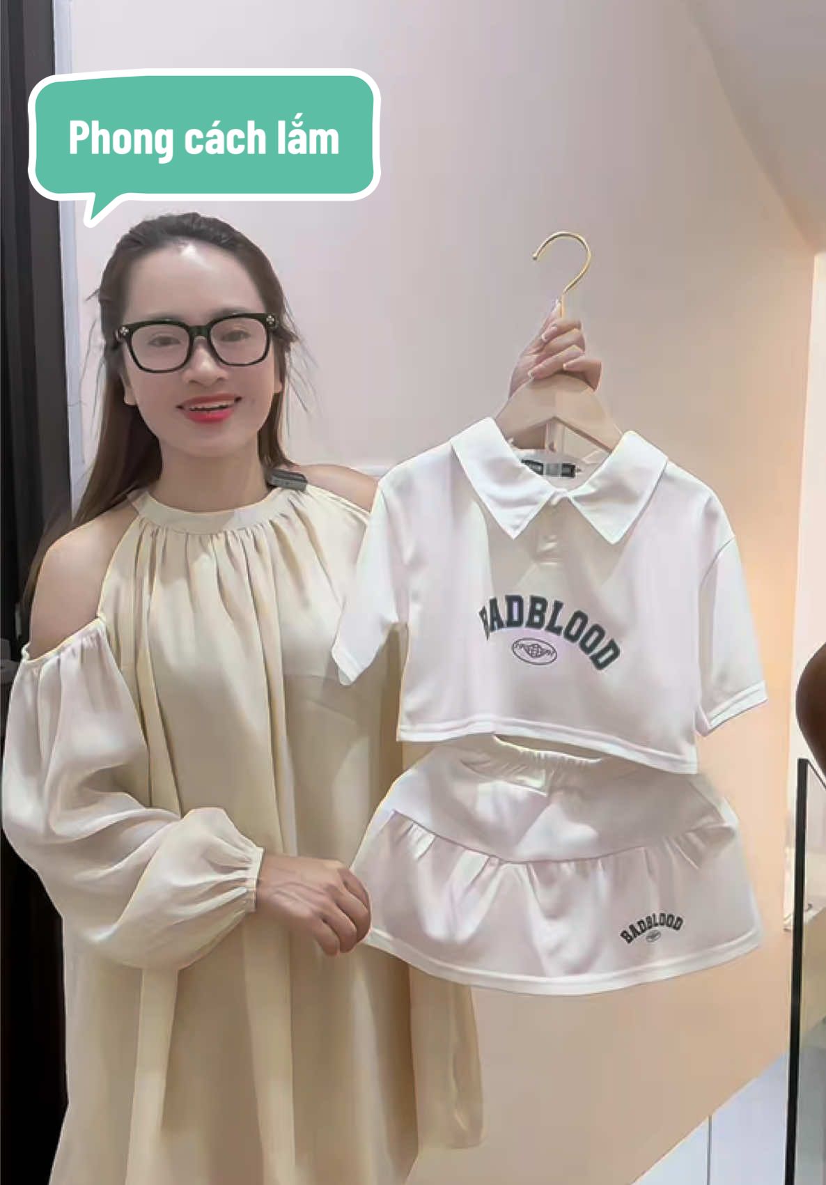 Set bộ bé gái nhìn là ưng rồi. Xinh, cá tính lắm luôn. #dobochobe #setbochobe #quanaochobe #setbobegai #thoitrangtreem #xuhuong #viral #Melinhvasuti 