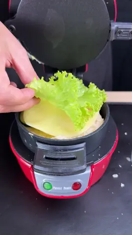 Hamburger making machine.