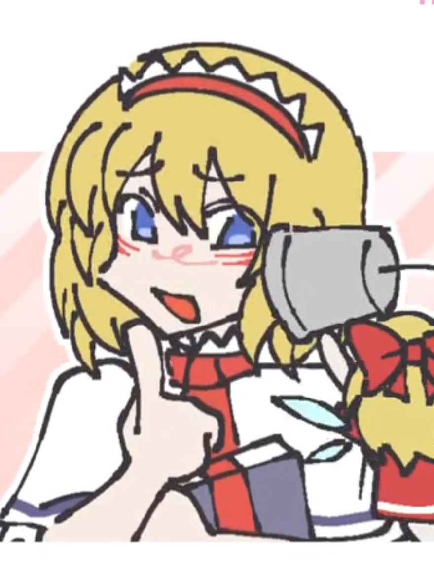 woh marialice // spit it out meme // based off IOSYS' marisa stole the precious thing.. credits to bbpanzu for the banger<3 #spititout #touhou #touhouproject #marisakirisame #alicemargatroid #animation #animationmeme 