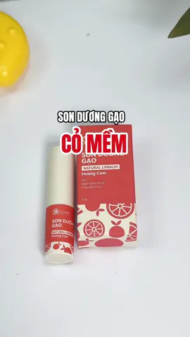 Bà nào môi hay thâm, bong tróc thì em em son dưỡng gạo Cỏ Mềm này nhen #son #sonduong #duongmoi #sonduonggao #comem #hanhduagang #review 