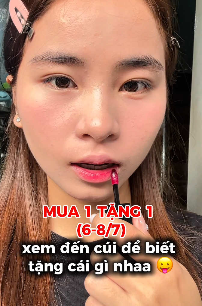 Coi tới cuối ii mấy bà đang có mua 1 tặng 1 nee mà tặng cái gì thì nhớ bấm giỏ hàng nèe  #dinto #son #mua1tang1 #khuyenmai