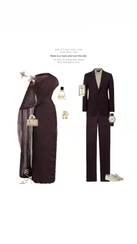 couple outfit #outfitidea #outfit #outfitinspo #brown #couple #ysl #cartie #jennie #extral #fyp #pourtoi #explore #تنسيقات 