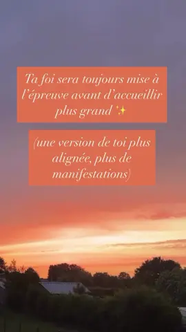 Parce que la Foi demande de faire acte de Foi dans le chaos ✨ Y croire, c’est déjà le voir se manifester 💕 Mais, si tu n’y crois qu’à moitié et que tu décides de ne plus y croire dans les moments de changement, tu empêches sa manifestation juste avant qu’il ne soit dans ta réalité ce désir, ce changement, cette version de toi ✨ Conscience, accompagnement, transformation, foi, manifestation, coaching 