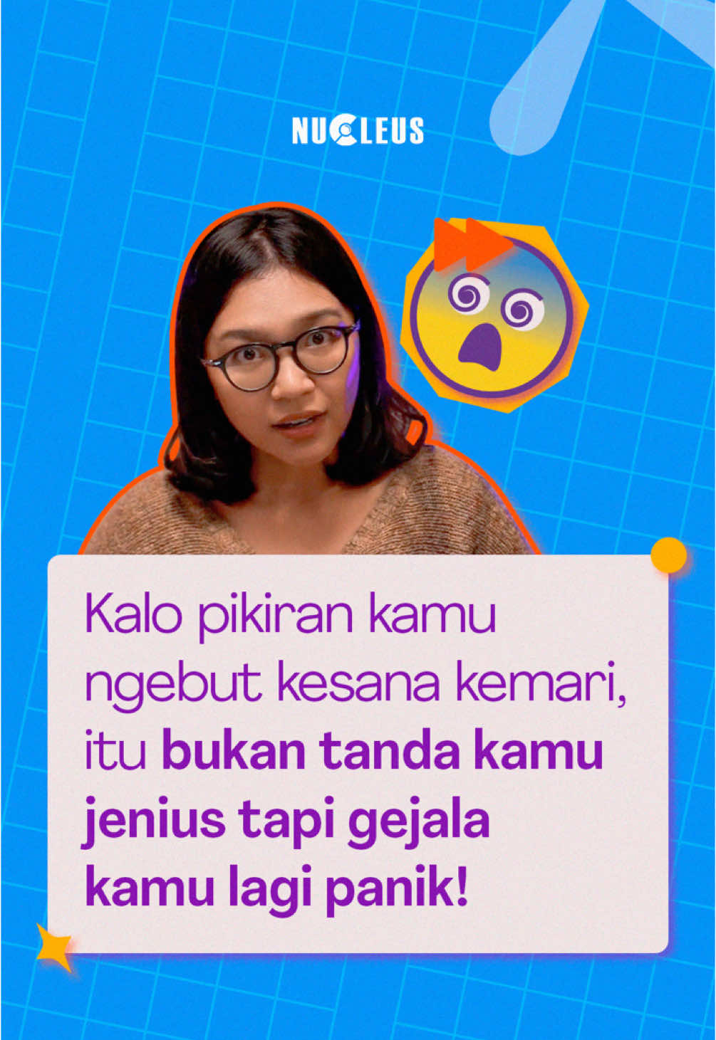 🧠 Pernah gak pikiranmu ngebut ke mana-mana? Loncat topik, susah fokus, overthinking terus? Bukan tanda jenius... tapi bisa jadi itu tanda kamu lagi panik atau anxious! 😵‍💫 Panik nggak selalu kelihatan teriak-teriak atau nangis, kadang cuma lewat pikiran yang nggak bisa diam. Kalau kamu pernah ngalamin, cerita dong di kolom komentar: gimana kamu biasanya nenangin diri pas pikiran lagi chaos? 👇 #tipssehat #edukasikesehatan 