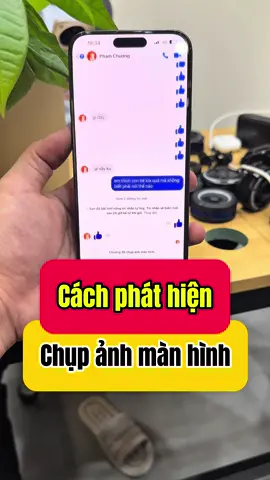Cách để biết người khác chụp lại ảnh màn hình cuộc trò chuyện #iphone #iphonetricks 