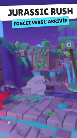 Stumble guys continue de sortir des maps et voici Jurassic Rush ( le jeu est mort ) 😭#stumbleguys #stumbleguysmap #gaming 